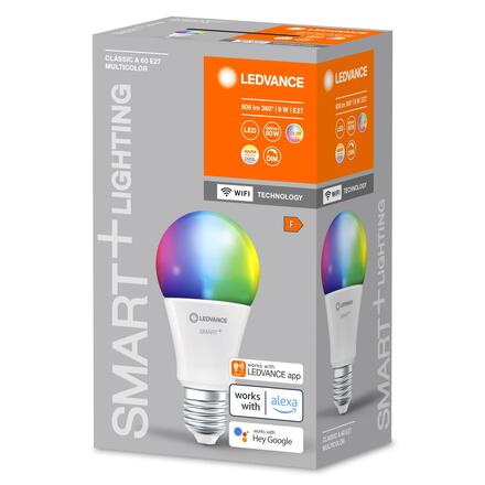 LEDVANCE SMART+ WiFi A60 9W 230V RGBW FR E27 4058075778450