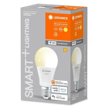 LEDVANCE SMART+ WiFi A75 9,5W 230V DIM FR E27 4058075778498