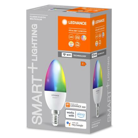 LEDVANCE SMART+ WiFi B40 4,9W 230V RGBW FR E14 4058075778597