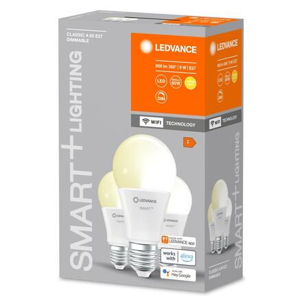 LEDVANCE SMART+ WiFi A60 9W 230V DIM FR E27 TRIPLE PACK 4058075778818