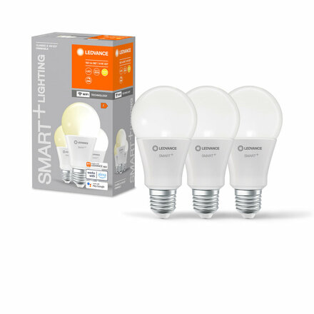 LEDVANCE SMART+ WiFi A100 14W 230V DIM FR E27 TRIPLE PACK 4058075778979