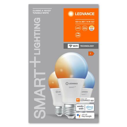 LEDVANCE SMART+ WiFi A100 14W 230V TW FR E27 TRIPLE PACK 4058075778993