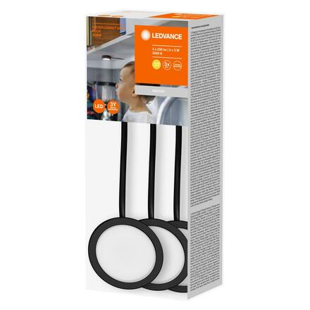 LEDVANCE svítidlo pod skříňku Undercabinet Spot Puck 65mm 3 x 3W černá 4058075791589