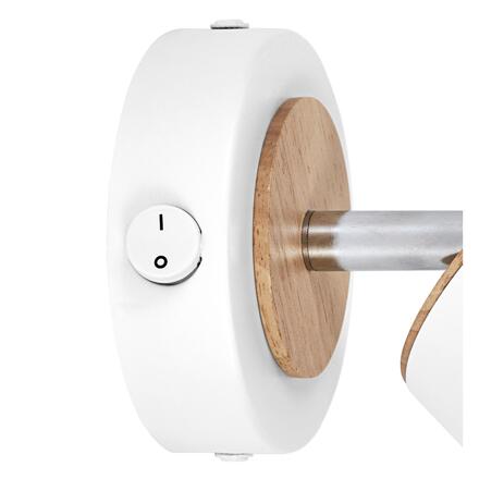 LEDVANCE LED nástěnné bodové svítidlo Pluto bílé 1 spot 4058075827882