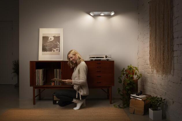 LEDVANCE LED nástěnné a stropní bodové svítidlo Pluto bílé 3 spoty 4058075827929