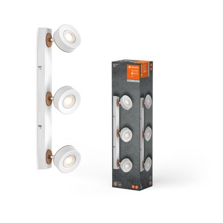 LEDVANCE LED nástěnné a stropní bodové svítidlo Pluto bílé 3 spoty 4058075827929