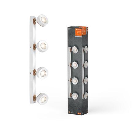 LEDVANCE LED nástěnné a stropní bodové svítidlo Pluto bílé 4 spoty 4058075827943