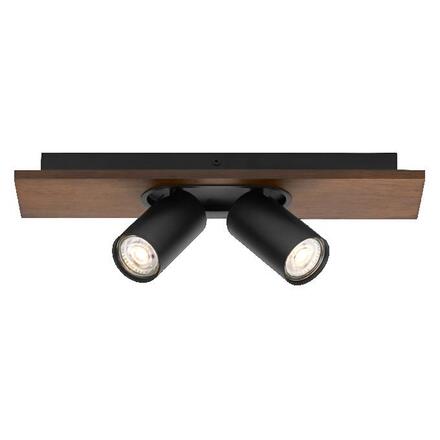 LEDVANCE LED nástěnné a stropní bodové svítidlo Mercury GU10 černé 2x3.4W 927 DIM 4058075828063