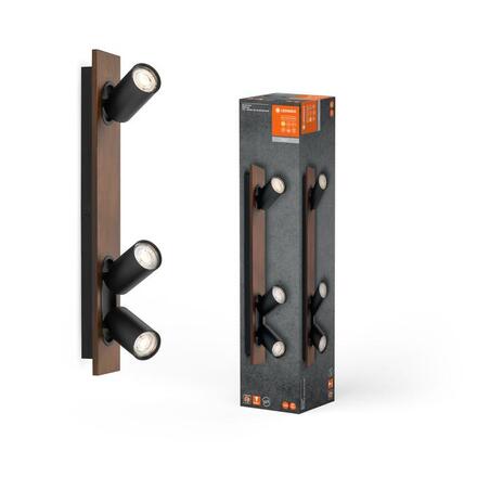 LEDVANCE LED nástěnné a stropní bodové svítidlo Mercury GU10 černé 3x3.4W 927 DIM 4058075828087