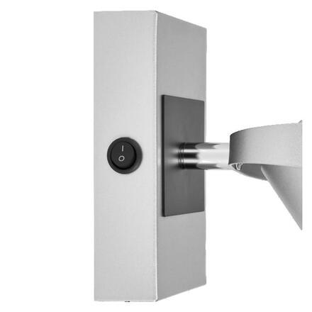 LEDVANCE LED nástěnné bodové svítidlo Jupiter stříbrné 1 spot 4058075828209