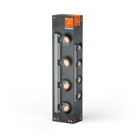 LEDVANCE LED nástěnné a stropní bodové svítidlo Jupiter stříbrné 4 spoty 4058075828261