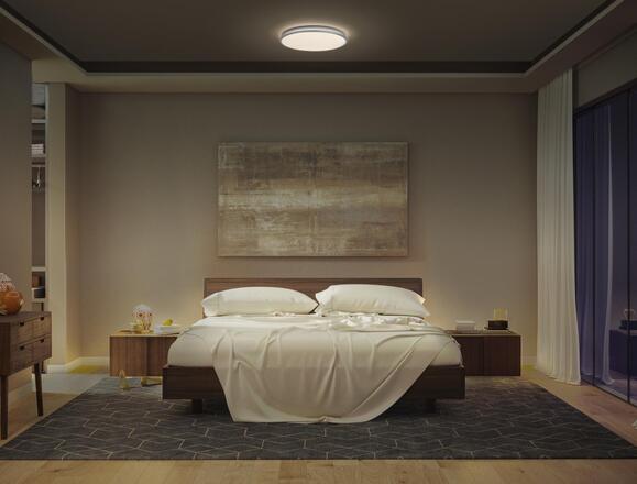 LEDVANCE stropní svítidlo Orbis Dublin 16 W 220-240 V 3000 K 1100 lm 30 cm stříbrné