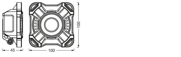 LEDVANCE LED pracovní reflektor VALUE POCKET nabíjecí 10W 865 4058075831117