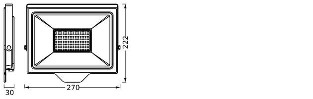 LEDVANCE LED reflektor Floodlight Essential 100W 4000K 4058075831476