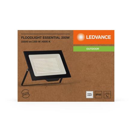 LEDVANCE LED reflektor Floodlight Essential 200W 4000K 4058075831513