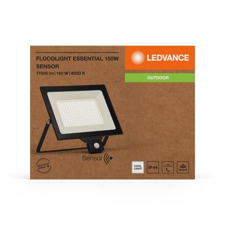 LEDVANCE LED reflektor Floodlight Essential Sensor 150W 4000K 4058075831612