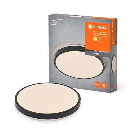 LEDVANCE stropní LED svítidlo Orbis London 24 W 220-240 V 3000 K černé