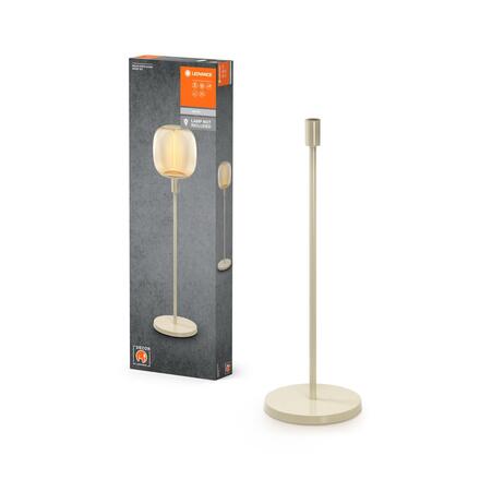 LEDVANCE stojací lampa Stick béžová krátká E27 4058075833074