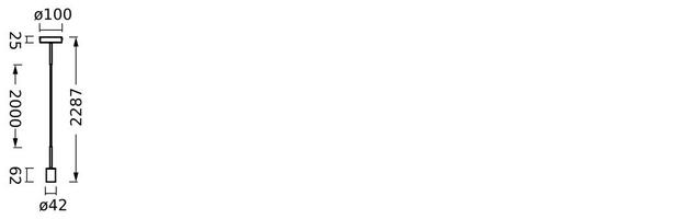 LEDVANCE závěsné svítidlo Vintage 1906 PenduLum Needle béžové 4058075833173