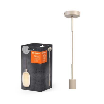 LEDVANCE závěsné svítidlo Vintage 1906 PenduLum Needle béžové 4058075833173