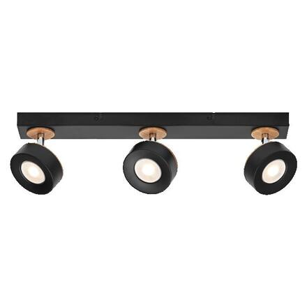 LEDVANCE LED nástěnné a stropní bodové svítidlo Pluto černé 3 spoty 4058075833432