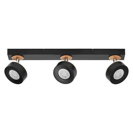 LEDVANCE LED nástěnné a stropní bodové svítidlo Pluto černé 3 spoty 4058075833432