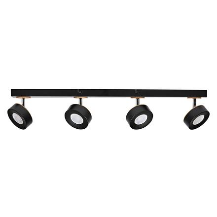 LEDVANCE LED nástěnné a stropní bodové svítidlo Pluto černé 4 spoty 4058075833456