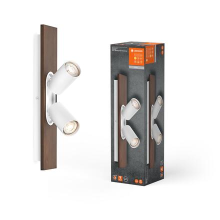 LEDVANCE LED nástěnné a stropní bodové svítidlo Mercury GU10 bílé 2x3.4W 927 DIM 4058075833579