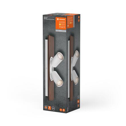 LEDVANCE LED nástěnné a stropní bodové svítidlo Mercury GU10 bílé 2x3.4W 927 DIM 4058075833579