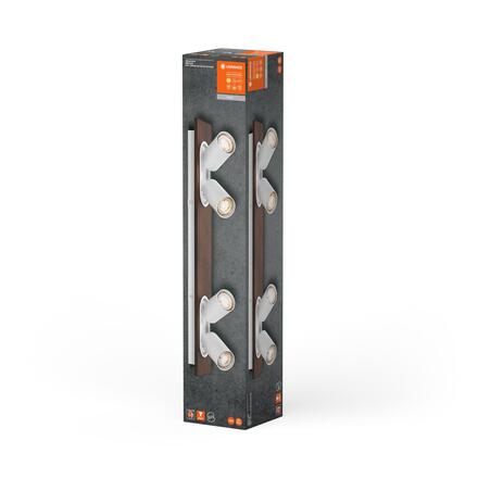 LEDVANCE LED nástěnné a stropní bodové svítidlo Mercury GU10 bílé 4x3.4W 927 DIM 4058075833616