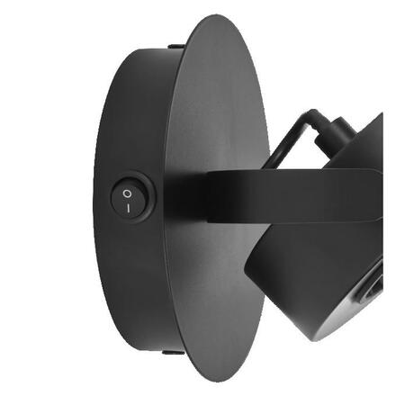 LEDVANCE LED nástěnné bodové svítidlo Venus černé 1 spot 4058075833630