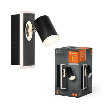 LEDVANCE LED nástěnné bodové svítidlo Mars CLICK-SELECT černé 1 spot 4058075833791
