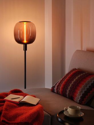 LEDVANCE stojací lampa Stick tmavě šedá nízká E27 4058075833975