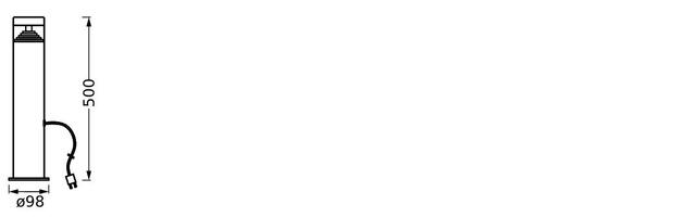 LEDVANCE venkovní LED svítidlo Endura Hybrid Orion 50 cm 2 W 12 V 3000 K nerez IP44