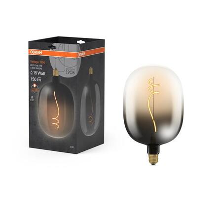 LEDVANCE Vintage 1906 Big Oval 15 Filament Magnetic 4.5W 818 Smoke E27 4058075836181