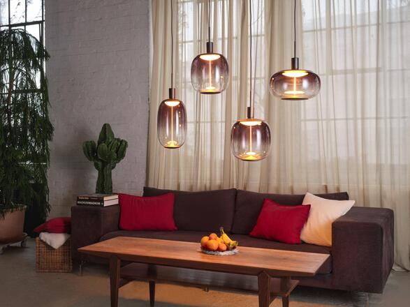 LEDVANCE LED žárovka Vintage 1906 Big Oval 12 W 220-240 V E27 stmívatelná 1800 K kouřová