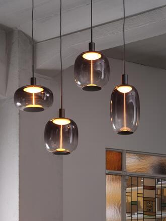 LEDVANCE LED žárovka Vintage 1906 Big Oval 12 W 220-240 V E27 stmívatelná 1800 K kouřová