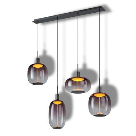 LEDVANCE LED žárovka Vintage 1906 Big Oval 12 W 220-240 V E27 stmívatelná 1800 K kouřová