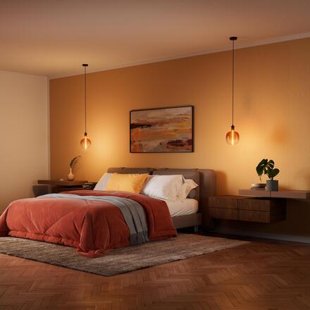 LEDVANCE LED žárovka Vintage 1906 Big Globe 4,8 W E27 stmívatelná 1800 K čirá