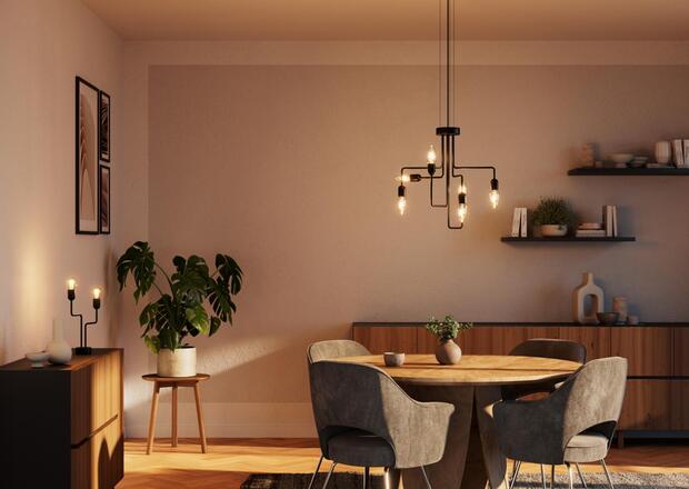 LEDVANCE LED žárovka Vintage 1906 Classic P 4,6 W E14 2700 K stmívatelná čirá