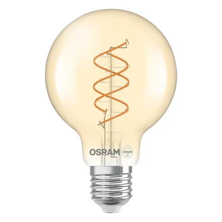 LEDVANCE LED žárovka Vintage 1906 Globe G80 8 W E27 2200 K stmívatelná