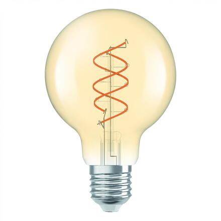 LEDVANCE LED žárovka Vintage 1906 Globe G80 8 W E27 2200 K stmívatelná