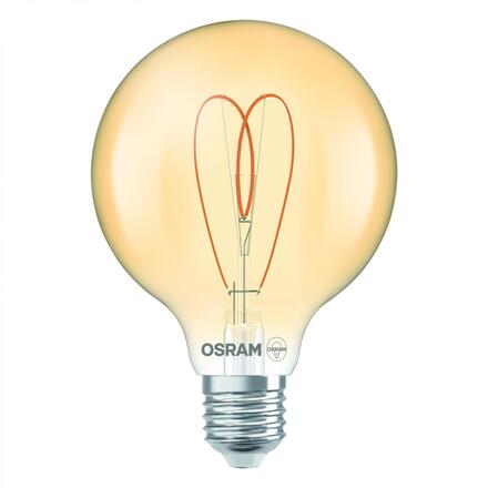 LEDVANCE LED žárovka Vintage 1906 Globe Heart 8 W E27 2200 K stmívatelná
