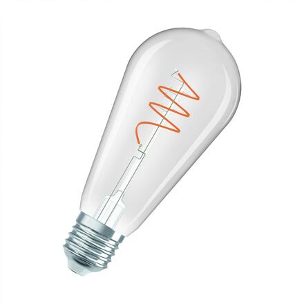 LEDVANCE Vintage 1906 Edison 40 Spiral Filament 3.4W 827 Clear E27 4058075837027