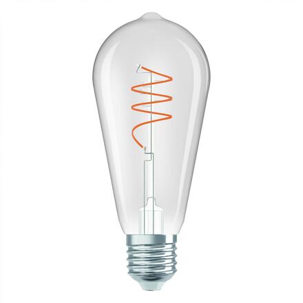 LEDVANCE Vintage 1906 Edison 40 Spiral Filament 3.4W 827 Clear E27 4058075837027