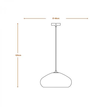 LEDVANCE závěsné svítidlo Cardboard Drop E27 hnědé 4058075837041