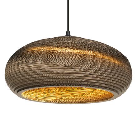 LEDVANCE závěsné svítidlo Cardboard Drop E27 hnědé 4058075837041