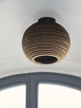 LEDVANCE stropní svítidlo Cardboard Ball E27 hnědé 4058075837126