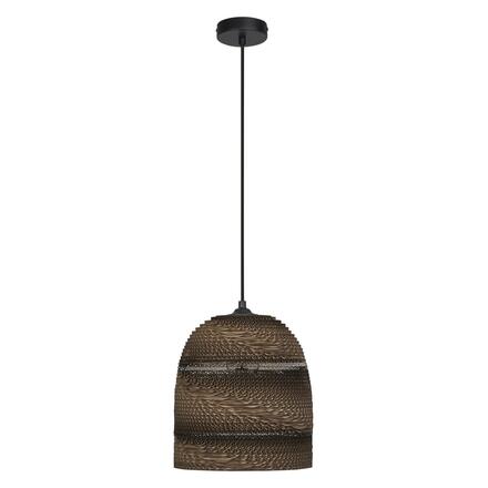 LEDVANCE závěsné svítidlo Cardboard Bell E27 hnědé 4058075837188