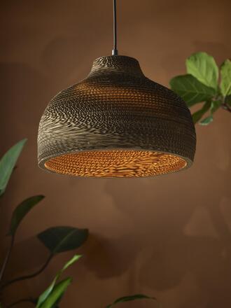 LEDVANCE závěsné svítidlo Cardboard Hat E27 hnědé 4058075837201